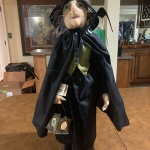 Joe Spencer’s Gathered Traditions Morgana Witch NWT 34 inches tall to tip of hat